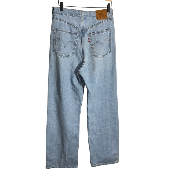 Levi's High Loose Jeans Baggy  Size 27 Cotton Hemp - Picture 5 of 16